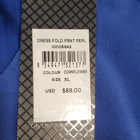 City Chic Peplum Dress - Picture 3 of 3